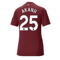 Echipament fotbal Manchester City Manuel Akanji #25 Tricou Treilea 2024-25 pentru femei maneca scurta